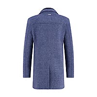 FUNNEL NECK COAT CLASSIC BLUE - A Fish Named Fred