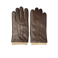 GLOVE ADNF LEATHER CHOCO BROWN - A Fish Named Fred
