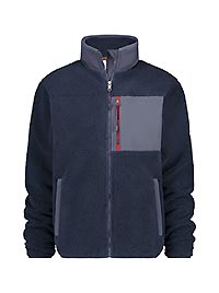 JACKET FLEECE NAVY - A Fish Named Fred