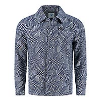 JACKET WAVE NAVY - A Fish Named Fred