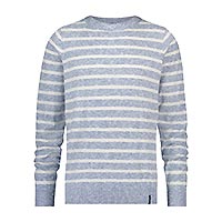 KNIT PULLOVER STRIPE BLUE - A Fish Named Fred