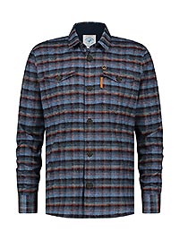 OVERSHIRT DOUBLE CHECKS BLUE - A Fish Named Fred