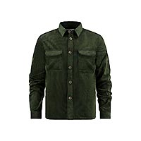 OVERSHIRT RIB DARK GREEN - A Fish Named Fred