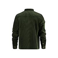 OVERSHIRT RIB DARK GREEN - A Fish Named Fred