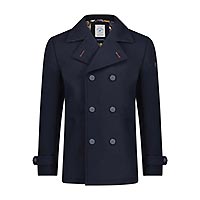 PEA COAT NAVY - A Fish Named Fred