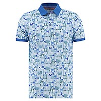 POLO ABSTRACT CITY OLIVE GREEN - A Fish Named Fred