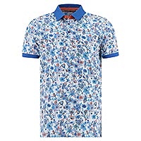 POLO FLORAL AQUA BLUE - A Fish Named Fred