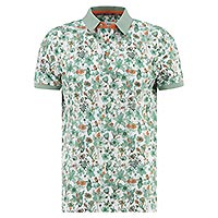 POLO FLORAL OLIVE GREEN - A Fish Named Fred