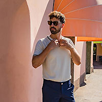 POLO KNITTED OFF WHITE - A Fish Named Fred