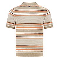 POLO KNITTED STRIPES SAND - A Fish Named Fred