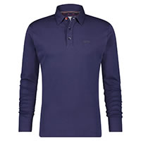 POLO MERCERISED LS NAVY  - A Fish Named Fred