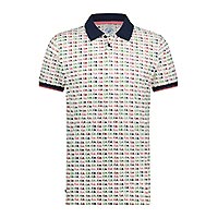 POLO SCOOTER PRINT WHITE - A Fish Named Fred