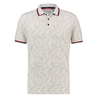 POLO WHITE FLORAL PIQUE - A Fish Named Fred