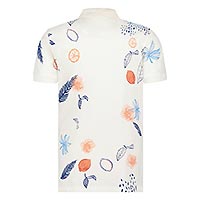POLO WHITE PRINT EMBROIDERY - A Fish Named Fred