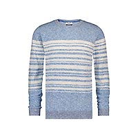 PULL KNIT STRIPE BLUE - A Fish Named Fred