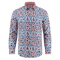 SHIRT ART NOUVEAU COBALT - A Fish Named Fred