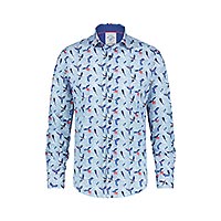 SHIRT BIRDS LIGHT BLUE - A Fish Named Fred