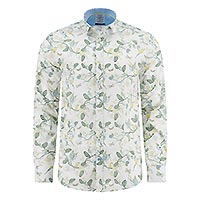 SHIRT BIRDY BLOOMS MULTI GREEN - A Fish Named Fred
