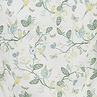 SHIRT BIRDY BLOOMS MULTI GREEN - A Fish Named Fred