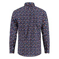 SHIRT BOTTLE ROW NAVY - A Fish Named Fred