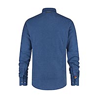 SHIRT BRUSHED TWILL BLUE - A Fish Named Fred