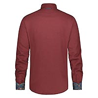 SHIRT BRUSHED TWILL BURGUNDY - A Fish Named Fred