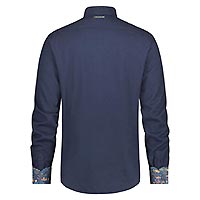 SHIRT BRUSHED TWILL NAVY - A Fish Named Fred