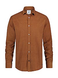 SHIRT CORDUROY COGNAC - A Fish Named Fred