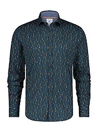 SHIRT FISHING POLE NIGHT BLUE - A Fish Named Fred
