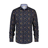 SHIRT FLOWER NAVY - A Fish Named Fred