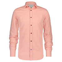 SHIRT LINEN CORAL RED - A Fish Named Fred