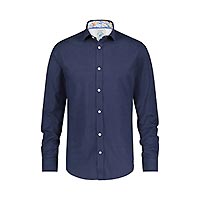 SHIRT LINEN DARK BLUE - A Fish Named Fred