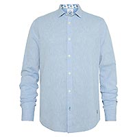 SHIRT LINEN LITE BLUE - A Fish Named Fred