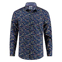 SHIRT LIQUOR STORE NAVY - A Fish Named Fred