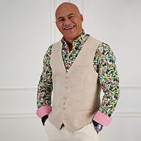 SHIRT OLIVES GREEN PINK - A Fish Named Fred