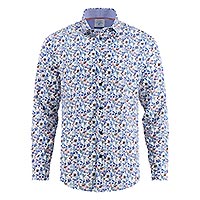 SHIRT PHEASANT MULTI BLUE - A Fish Named Fred