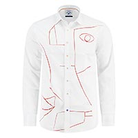 SHIRT PICASSO OFF WHITE - A Fish Named Fred