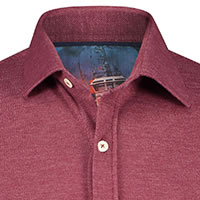 SHIRT PIQUE BURGUNDY - A Fish Named Fred