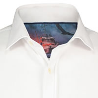 SHIRT PIQUE WHITE - A Fish Named Fred