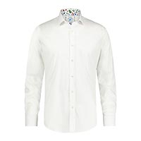 SHIRT POWER STRETCH BLANC - A Fish Named Fred