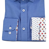 SHIRT POWER STRETCH BLUE - A Fish Named Fred
