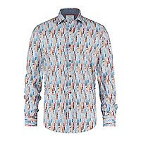 SHIRT SKI BOARD LIGHT BLUE - A Fish Named Fred