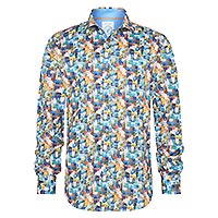 SHIRT TOWN MULTI COLOR BLUE - A Fish Named Fred