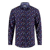 SHIRT VARIOUS GUITARS NAVY - A Fish Named Fred