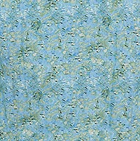 SHIRT WATERCOLOR LILY LIGHT BLUE - A Fish Named Fred