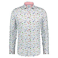 SHIRT WINE BLUE - A Fish Named Fred