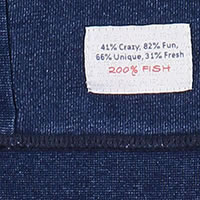 SWEATER INDIGO RETRO RACER - A Fish Named Fred