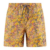 SWIMSHORT AFNF KLIMT FLOWER YELLOW - A Fish Named Fred