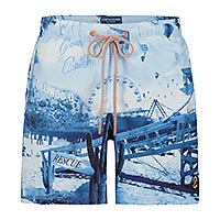 SWIMSHORT BLUE PHOTO PRINT - A Fish Named Fred