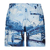 SWIMSHORT BLUE PHOTO PRINT - A Fish Named Fred